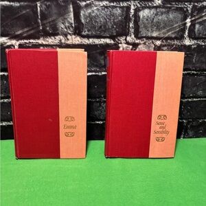Vintage Jane Austen Set: Emma & Sense and Sensibility |